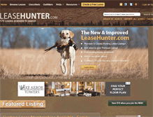 Tablet Screenshot of leasehunter.com